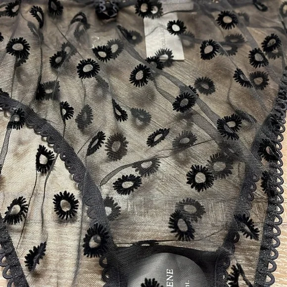 Anthropologie Le petit TROU noir high waisted brief panty size large new wtag - Picture 7 of 8